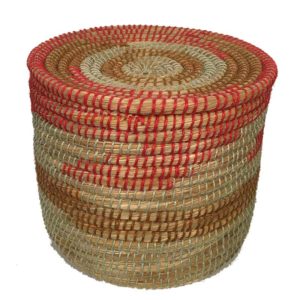 Natural Kisa Cylinder Basket 1