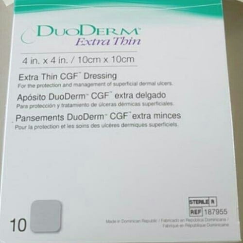 DuoDerm Extra Thin (10cm x 10cm) 1