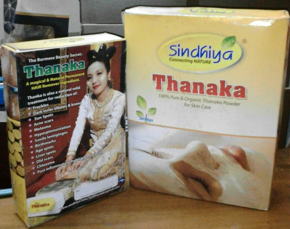 Sindhiya Organic Thanaka Powder 170g & Cold Pressed Kusum Oil 200ml 2