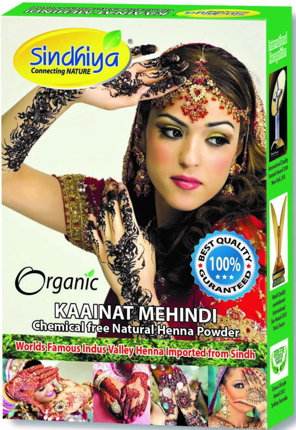 Sindhiya Kaainat Chemical Free Natural Henna Powder Of Indus Valley(Sindh) 40g 1